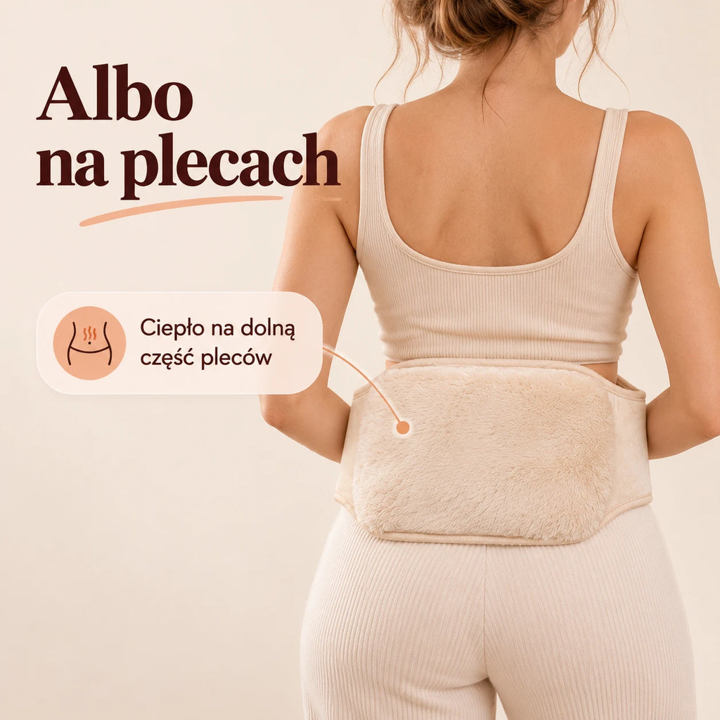 Pas Otulka założony na dolną część pleców